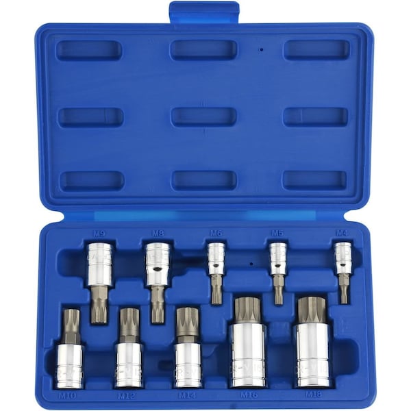 Neiko XZN Triple Square Spline Bit Socket Set 10056A - main