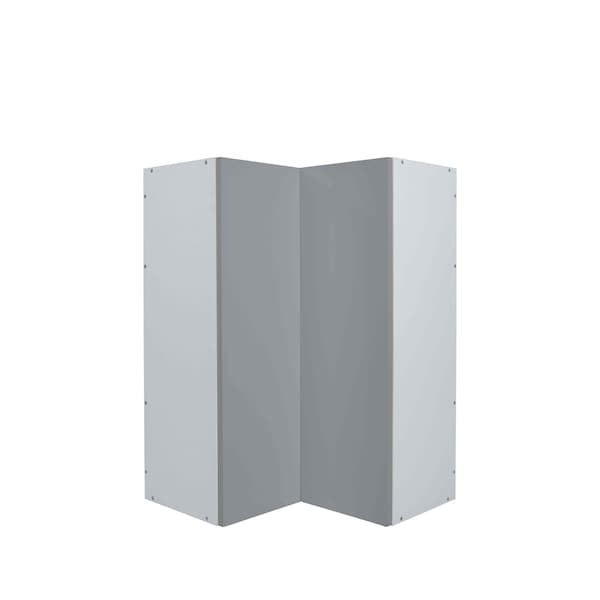 Cambridge Radiance 24in Wx 12in D x36in H Ready to Assemble Slab Corner Diagonal Kitchen Cabinet in Matte Grey SA-WC2436-MG-KIT - main