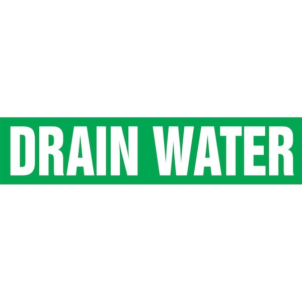 Accuform ASME ANSI PIPE MARKER DRAIN WATER RPK297STB - main
