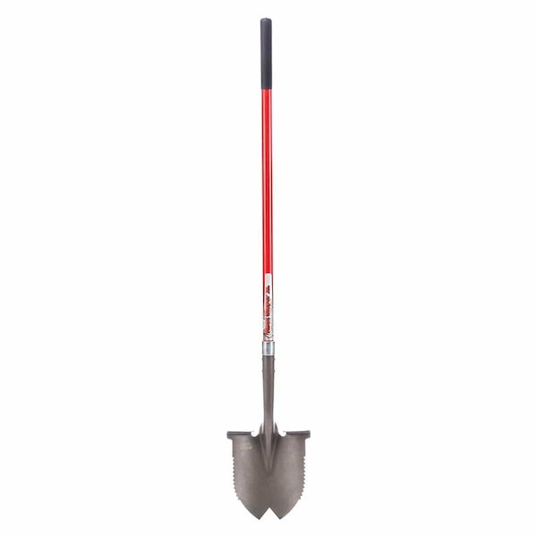 Root Slayer Round Point Shovel, 56.75 in L Fiberglass Handle 23211 - main