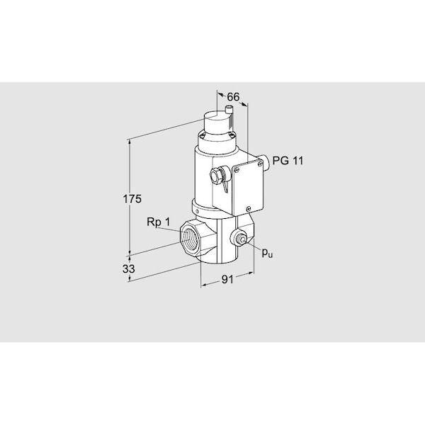 Honeywell Kromschroder VLV, SOLND, GAS, VG 25R03LQ31DMVZ KS85215091 - main