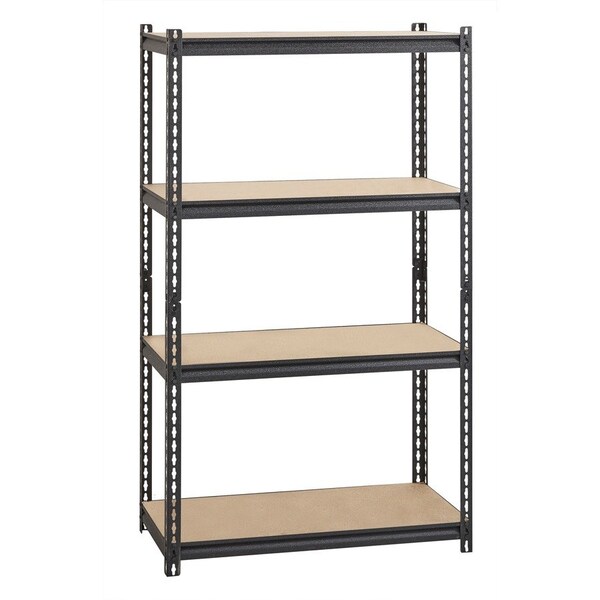 Lorell 2,300 lb Capacity Riveted Steel Shelving Recycled 59696 - main