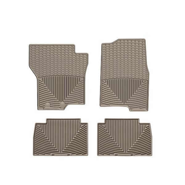 Weathertech Tan, Front and Rear All Weather Floor Mats W54TN-W70TN - main