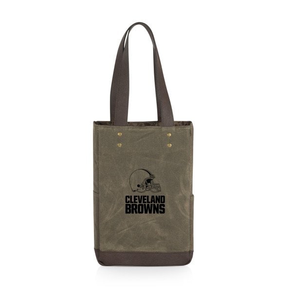 Picnic Time Family Of Brands NFL Cleveland Browns - 2 Bottle Insulated Wine Cooler Bag 536-02-140-084-2 - main