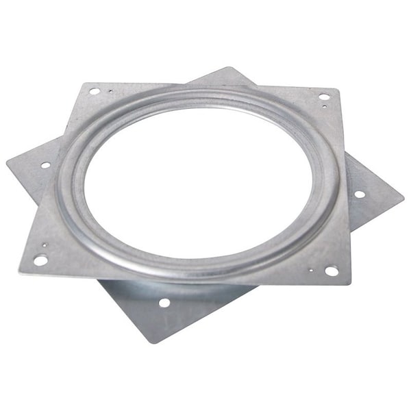 Prosource Lazy Susan Turntable, 500 lb, Steel Shelf, Silver, Zinc JC-L02-PS - main