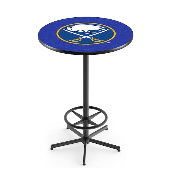 Holland Bar Stool Co 42" Black Buffalo Sabres Pub Table L216B4236BufSab - main