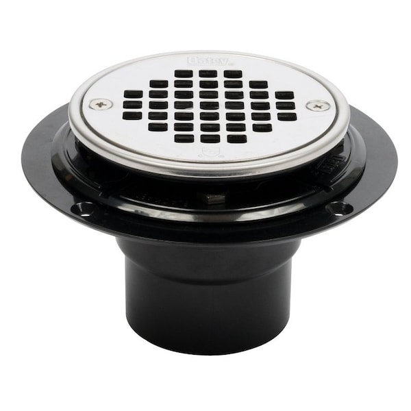 Oatey Shower Drain, ABS, Polished Stainless Steel 42262 - main