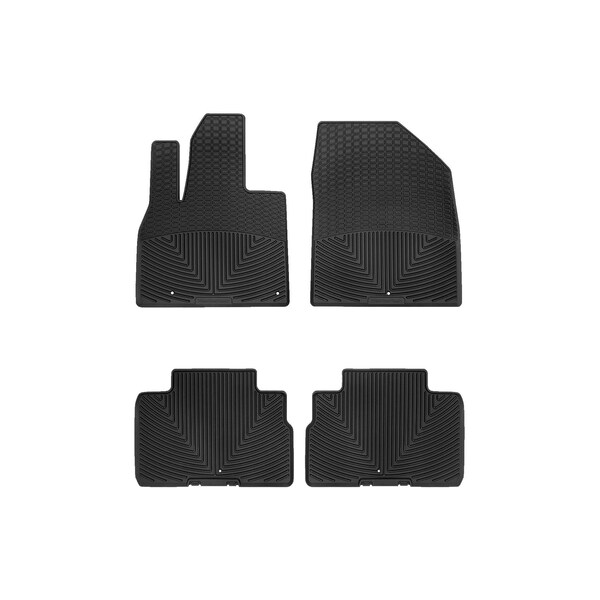 Weathertech Black, Front and Rear All Weather Floor Mats W570-W571 - main