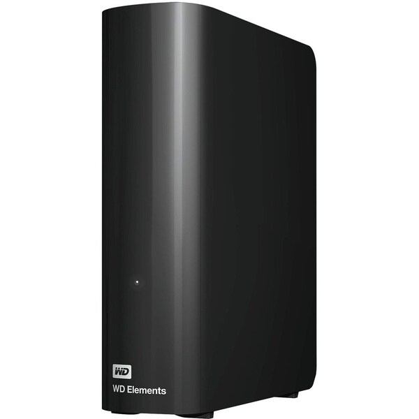 Western Digital WD Elements 10 TB Hard Drive - External - Black - USB 3.0 - 2 Year Warranty WDBWLG0100HBK-NESN - main