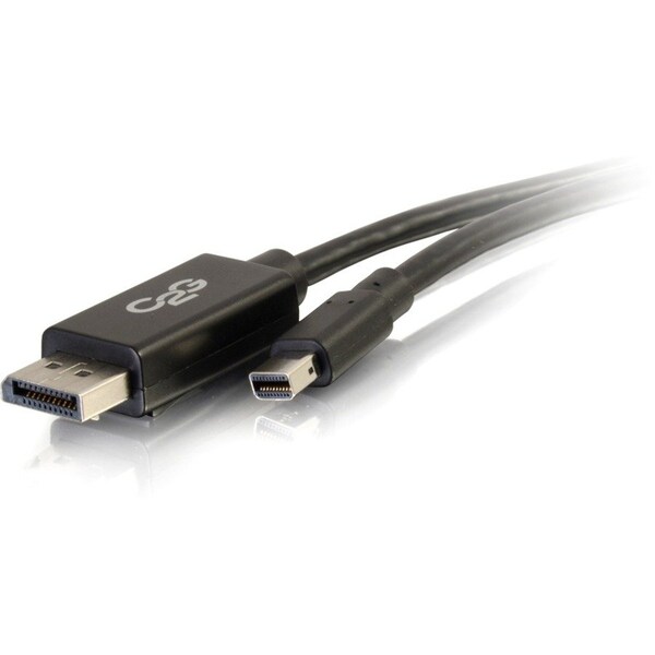 C2G 6FT MINI-DISPLAYPORT TO DP CABLE-BLACK 54301 - main