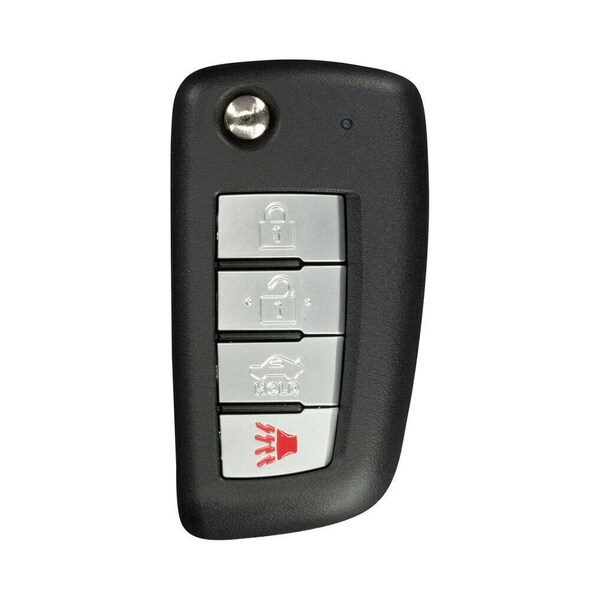 Aks Keys 2003 - 2012 Nissan Infiniti Flip Key 4 Buttons Fob FCC# KBRASTU15 - Aftermarket RC-NISSAN-65C - main