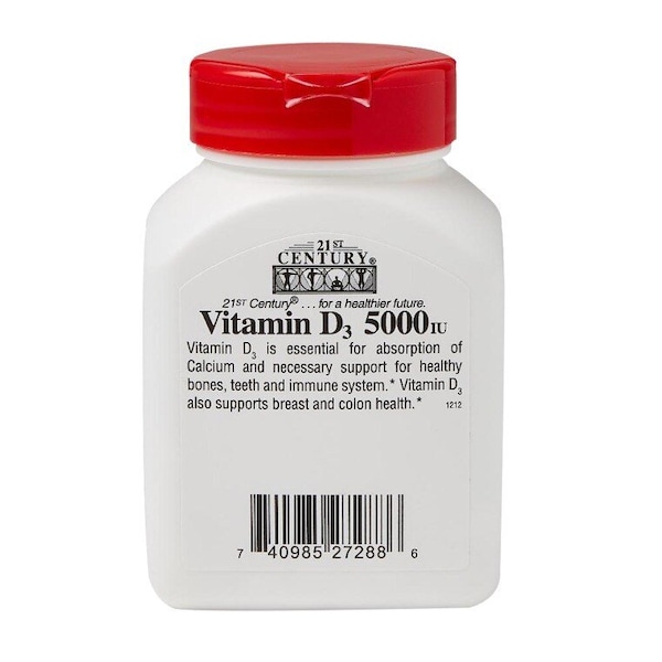 Medline Vitamin D-3, 5000IU Tablets OTC272886 - main