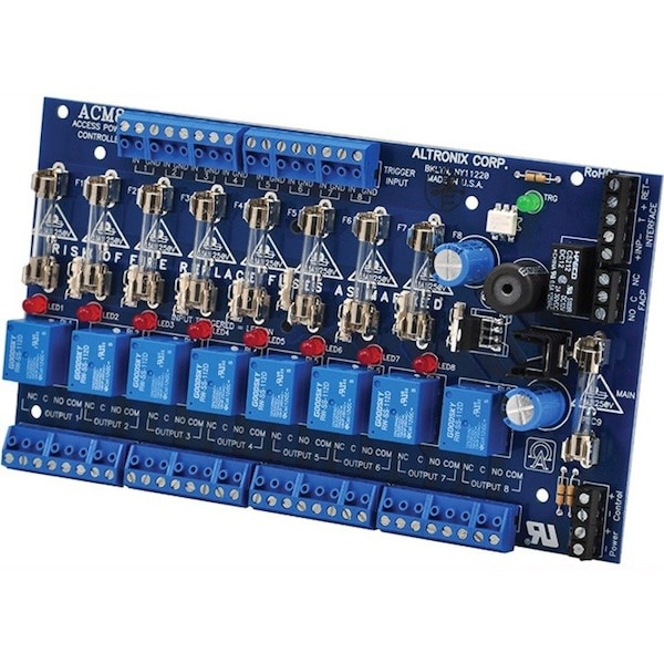 Altronix Access Power Controller 8 Fused Trigger ACM8 - main