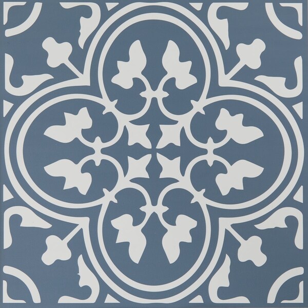 Home Impressions Blue Lorelin 12''x12'' Vinyl Floor Tile, 45 Sq. Ft./Box GM3 - main
