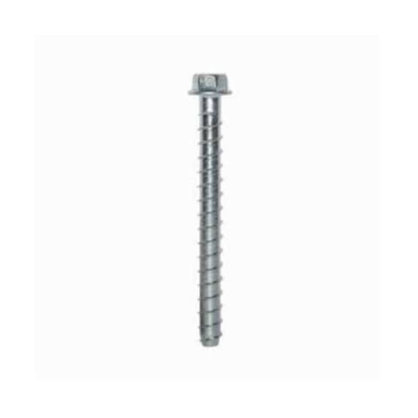 Simpson Strong-Tie Heavy Duty Screw Anchor, 1/2 in dia, 5 in OAL, Hex Washer Head Drive, Carbon Steel THD50500H - main