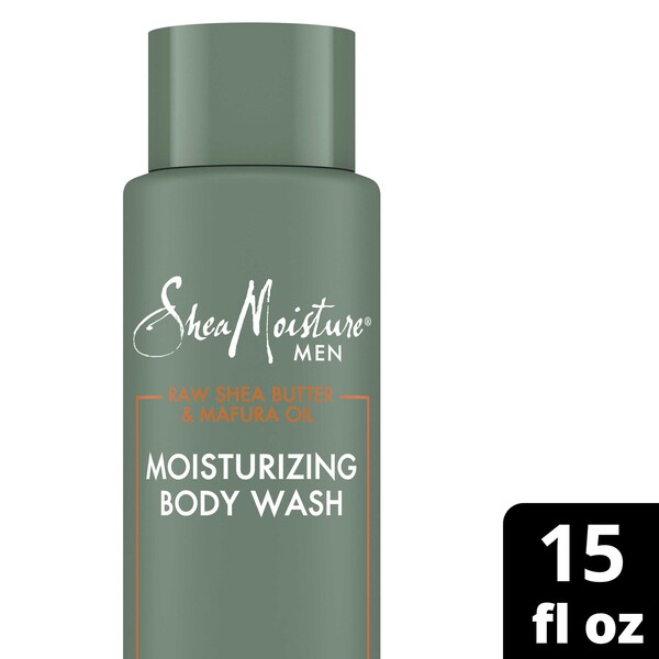 Shea Moisture Men Raw Shea Butter and Mafura Oil Body Wash, 15 Fluid Ounce, 4PK 68708642 - main