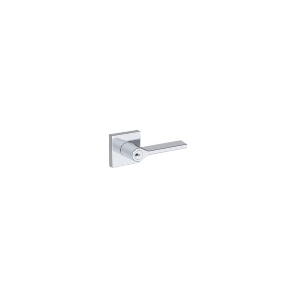 Baldwin Residential Door Levers Keyed Entry Reversible Bright Chrome ENANACSR260 - main