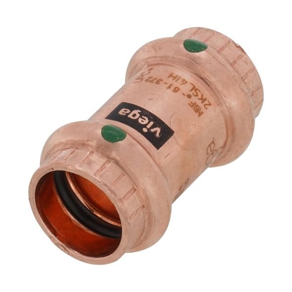 Viega ProPress couplingNo stop P1 0.5 P2 0.5 copper 78172 - main