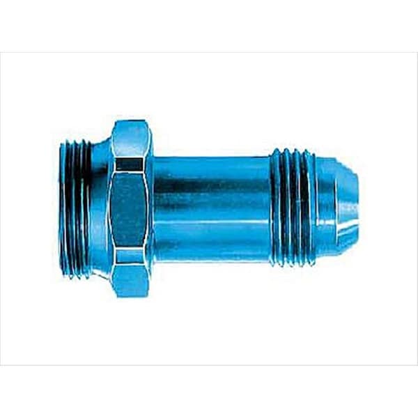 Perfectpitch FCM2110 -8 An Blue Anodized Aluminum Holley Dual Feed 750 Adapters PE651319 - main
