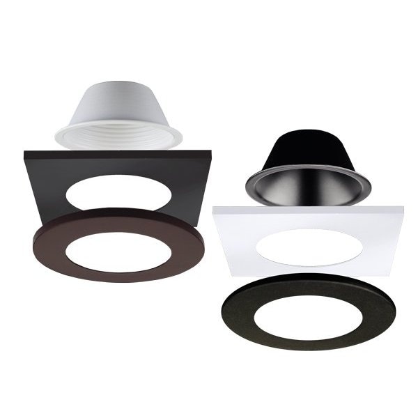 Elco Lighting Reflector for 2in LED Elm Downlights, Black ERT210B - main
