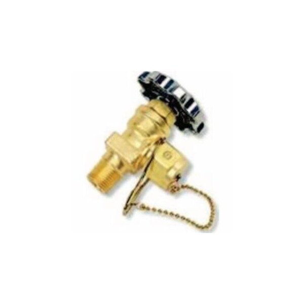 Western Enterprises Valves, Shut-Off Valve, 200 psi, Brass, No Outlet Protection, Fuel Gas 312-WSV-1-2P - main