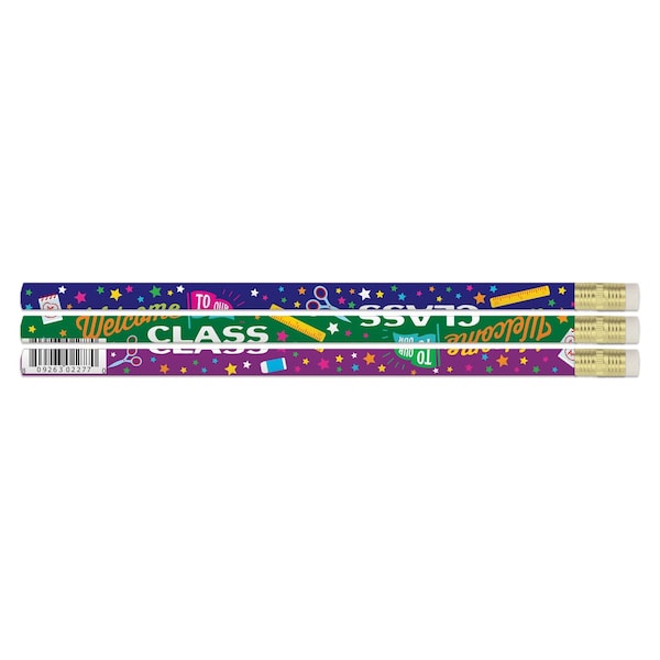 Musgrave Pencil Co Welcome To Our Class Motivational Pencils, 144PK MUS2277D - main