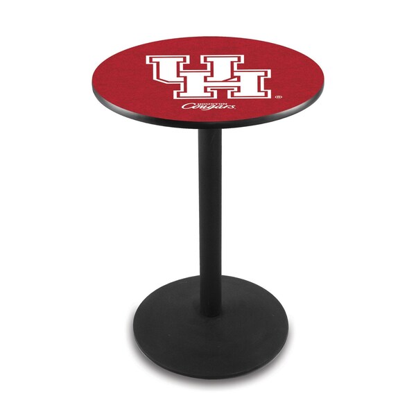 Holland Bar Stool Co 42" Blk Wrinkle Houston Pub Table, 36" dia. Top L214B4236Houston - main