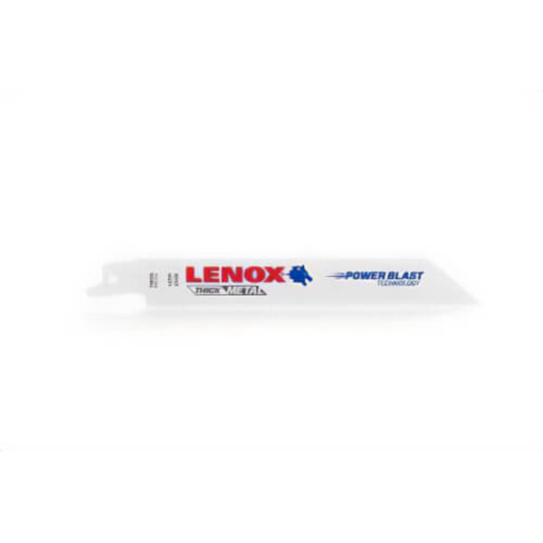 Lenox Reciprocating Saw Blade, 6 in, 14 TPI, Bi-Metal, Oversized, Thick Body 22756OSB614R - main