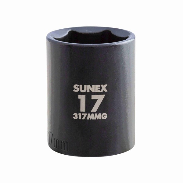 Sunex 3/8 in Drive 17Mm Magnetic Impact Socket 317MMG - main