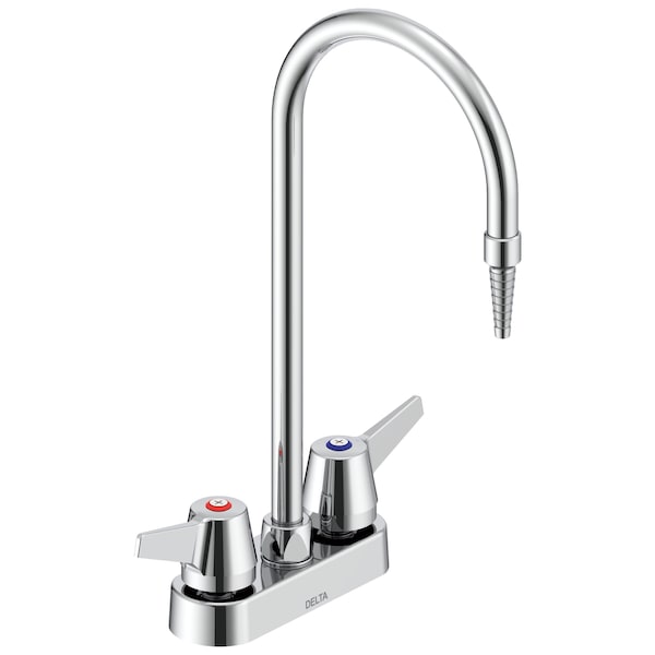 Delta Commercial W67 Series Mixing Faucet Two Handle 4 In Deck-Mount Laboratory Mixing Faucet In Chrome W6720-C - main