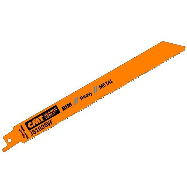 Cmt RECIPROCATING SAW BLADES for METAL (BIM) 8inx 10-14TPI (5-PCS.) JS1025VF-5 - main