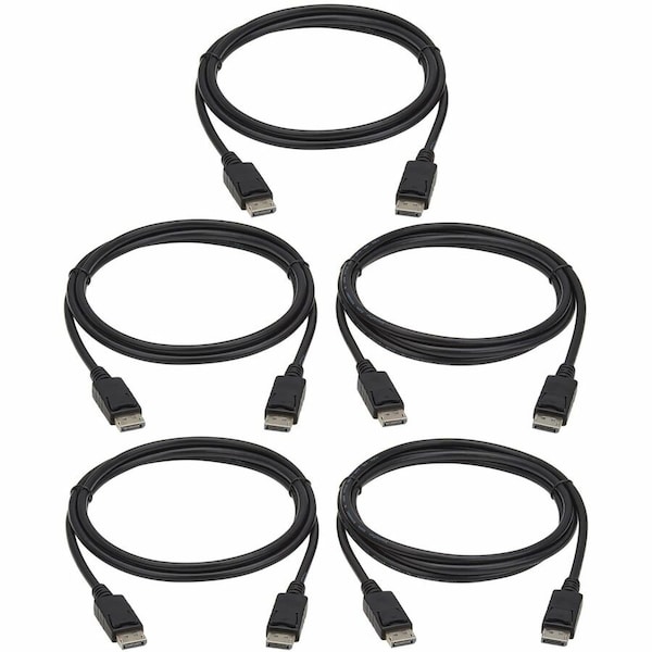 Eaton TRIPP LITE SERIES 4K DISPLAYPORT CABLES WITH LATCHING CONNECTORS (M/M) - 4K 60 H P580-006-5PK - main