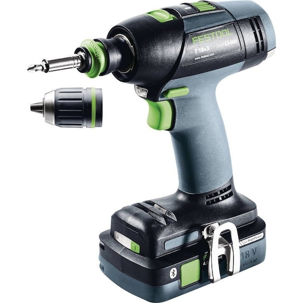 Festool Cordless Drill T18+3 HPC 4, 0 I-Set 577608 - main