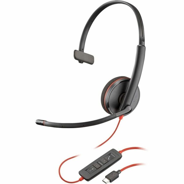 Hp Poly Blackwire 3210 Monaural USB-C Headset Bulk 80S09A6 - main