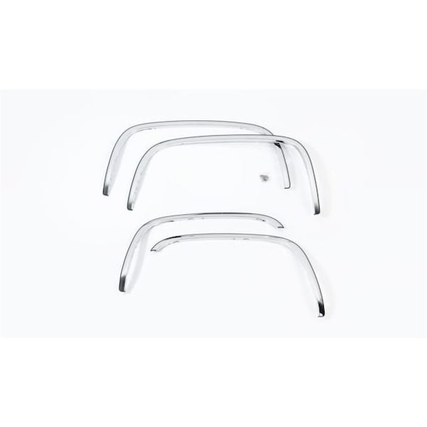 Putco Fender Lip Trim, Full Wheel Well; Polished; Stainless Steel; 2 Inch Width; With Trim For 4 97280 - main