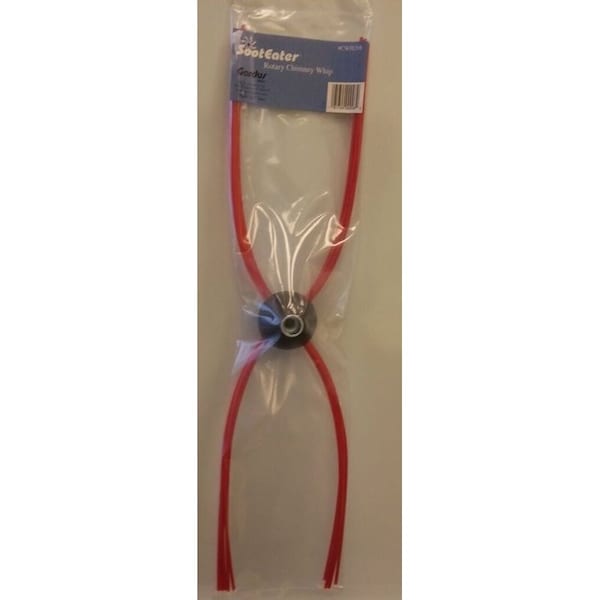 Sooteater Chimney Whip Head, 4-1/2 in Dia, Plastic, Red CWH208 - main