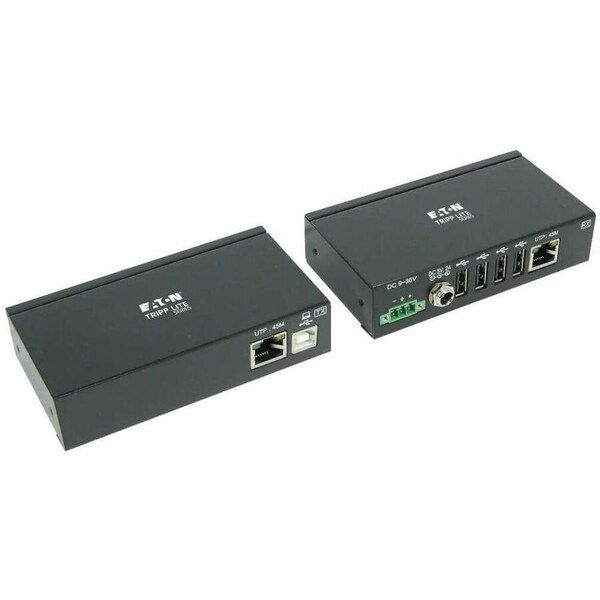 Eaton EATON Tripp Lite Series 4-Port Industrial USB over Cat6 Extender, ESD Protection, PoC - USB 2.0 B203-104-IND - main