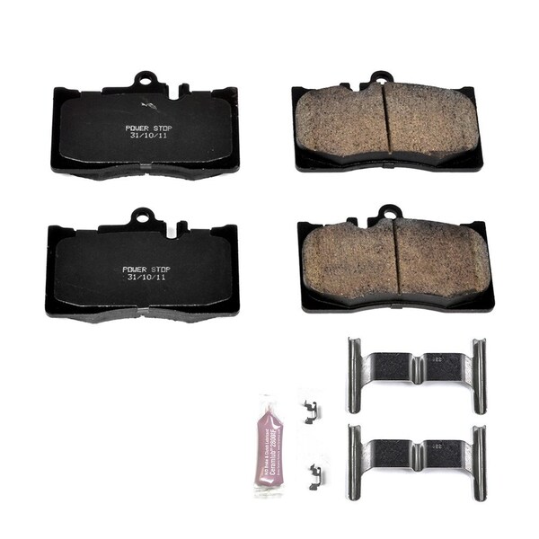 Powerstop Z23 Evolution Sport Carbon Fiber-Ceramic Brake Pads with Hardware Z23-870 - main