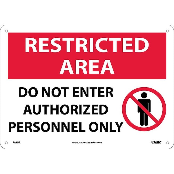 Nmc Restricted Area Do Not Enter Sign, RA8RB RA8RB - main
