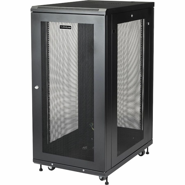 Startech.Com 24U Server Rack Cabinet 2-30in w/Casters RK2433BKM - main