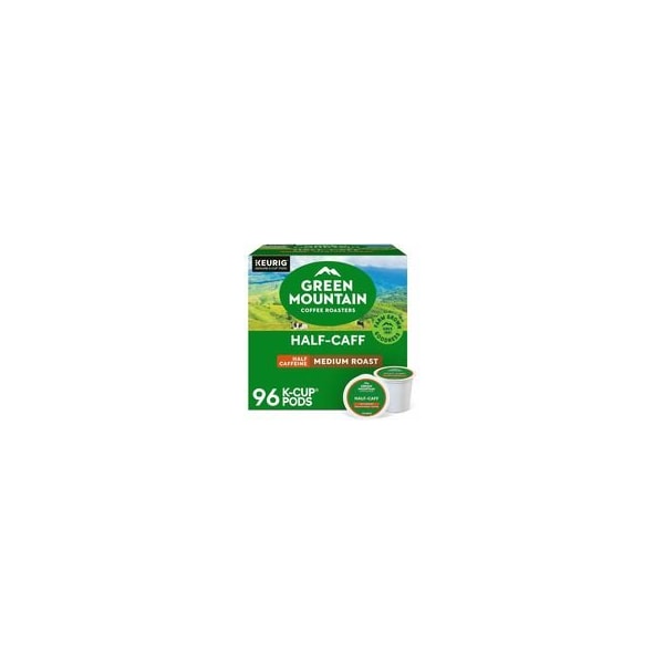 Green Mountain Coffee Roasters K-Cup Half-Caff Coffee, Compatible with Keurig Brewer, K-Cup, Half Caff, 24PK 5000330138 - main