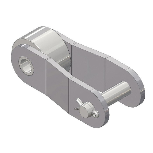 Senqcia Hi-Max Conveyor Series Double Pitch Cottd Off Link, C2042 chain, 1P, .85 OAW, .156 Pin C2042HMOL - main