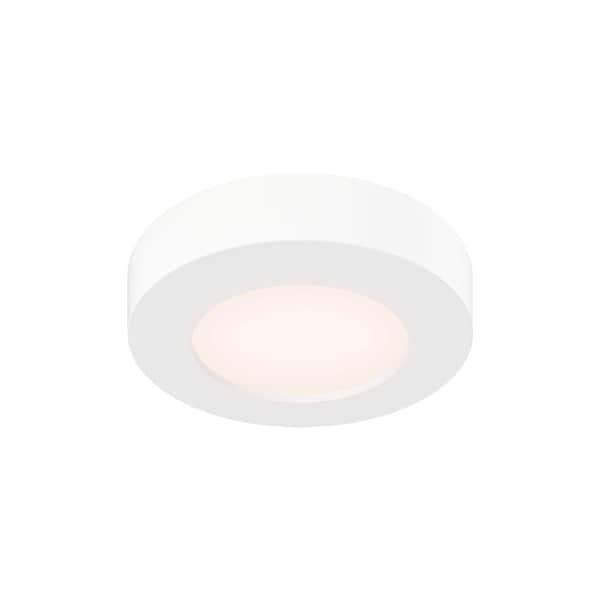 Dals Lighting Prime 5'' Round 5CCT Plastic Flush Mount, White FMP05-CC-WH - main