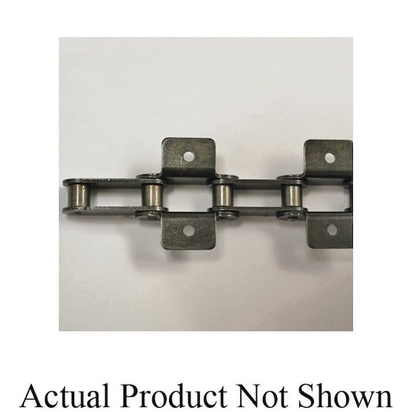 Tsubaki Double Pitch Standard Conveyor chain, 10 ft OAL, 1-1/2 P, 0.469 Dia x 1/2 in W Roller C2060HSK16LRB - main