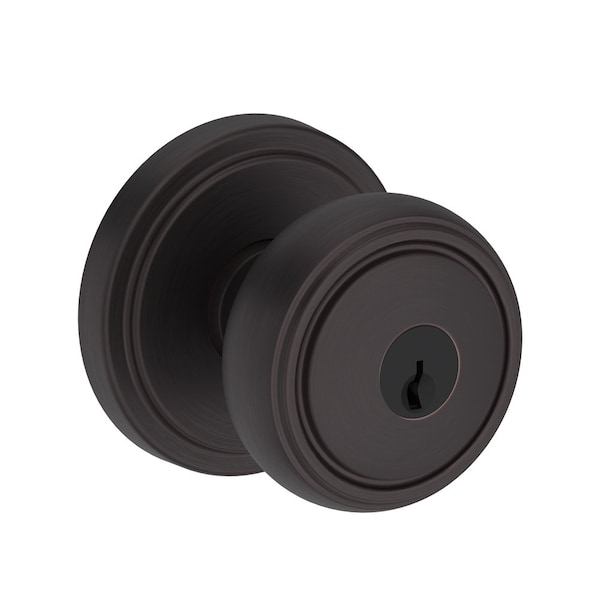 Baldwin Residential Door Knobs Keyed Entry Venetian Bronze ENBRESRR112 - main
