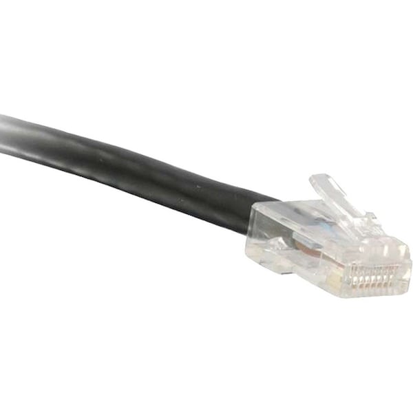 Enet Cat6 Black 1 Foot Non-Booted (No Boot) (Utp) High-Quality C6-BK-NB-1-ENC - main