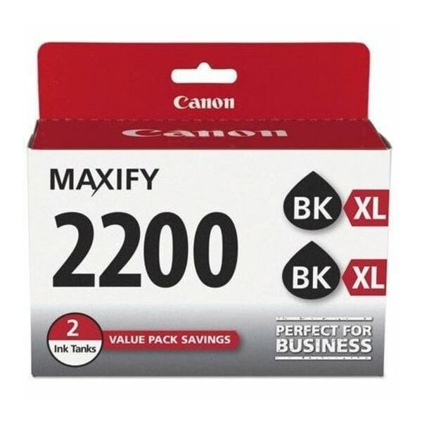 Canon High-Yield Ink 9255B006 (PGI-2200XL), 1000 Page-Yield, Black, PK2 9255B006 - main