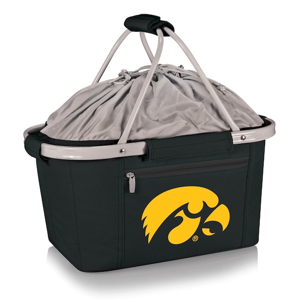 Picnic Time Family Of Brands NCAA Iowa Hawkeyes Metro Shopping Basket - Insulated Picnic Basket 645-00-175-224-0 - main