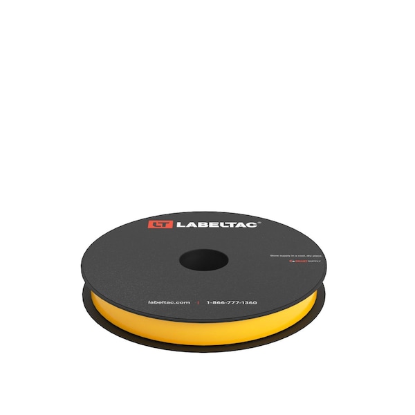 Labeltac LabelTac 4 and Pro Model High Performance 10-Year Vinyl Supply 0.5in x 150ft, Dark Yellow LT0518HP - main