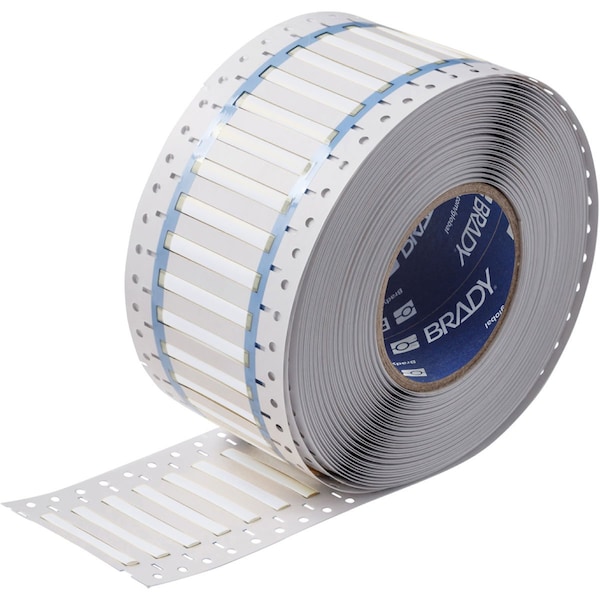 Brady BSP45 Series PermaSleeve Heat Shrink Polyolefin Wire Marking Sleeves, 0.125 in. Dia x 2 in. W, White SA-3PS-125-2-WT - main